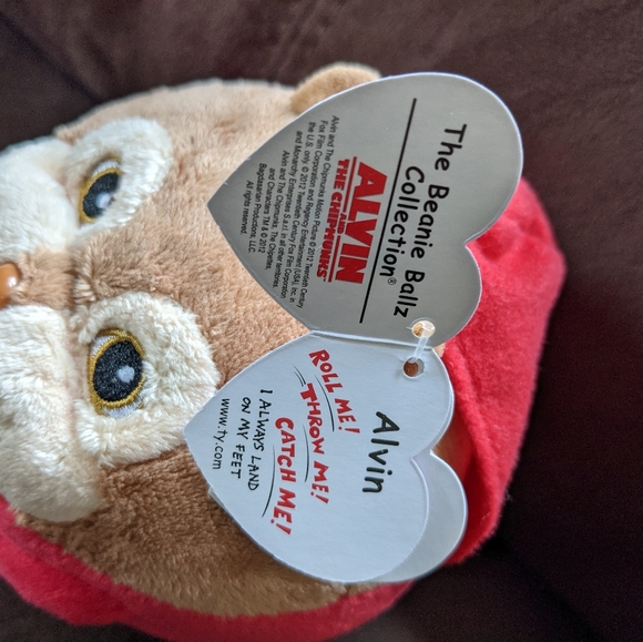 TY  Beanie Ballz - Alvin and the chipmunks - Picture 3 of 14